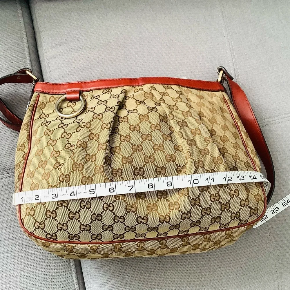 GUCCI canvas GG monogram shoulder bag 🌻 - Picture 6 of 16